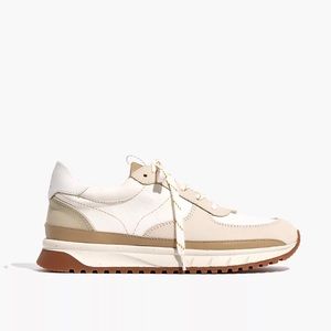 Madewell Kickoff Trainer Sneakers in Neutral Colorblock Leather
